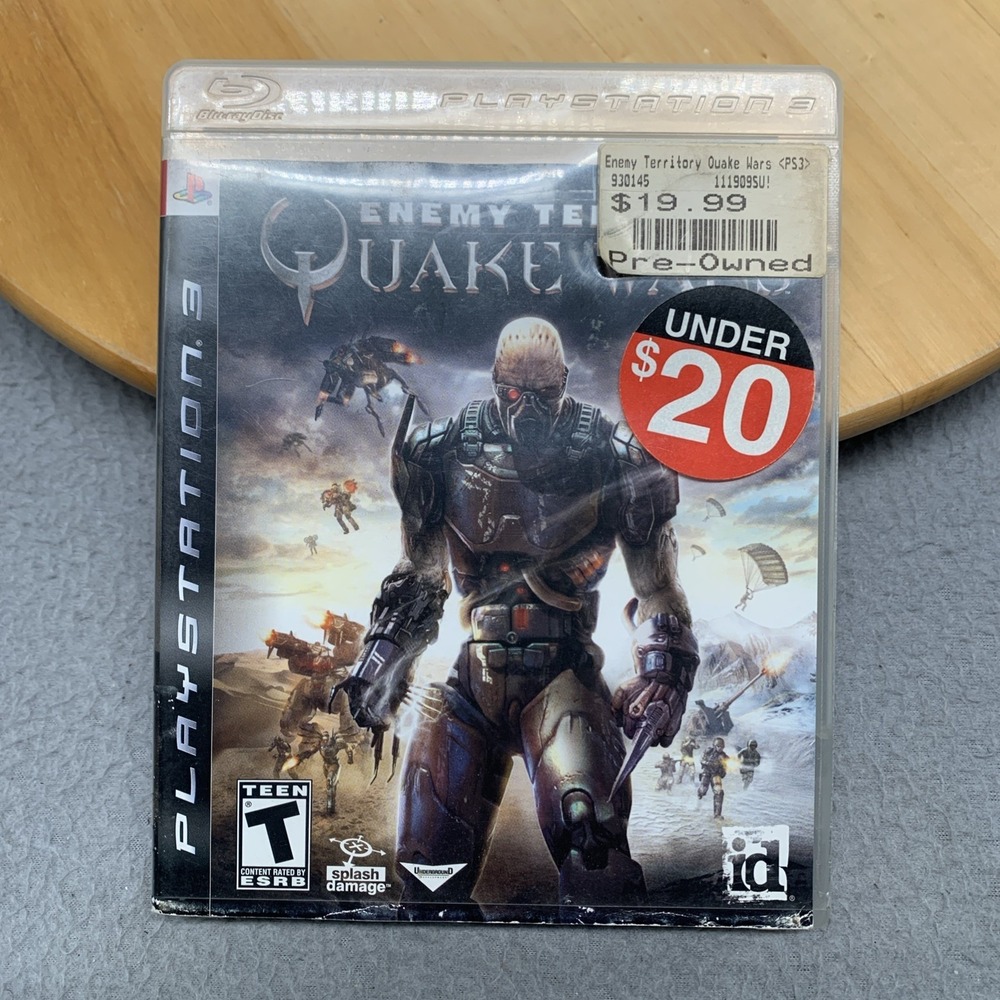 Enemy Territory: Quake Wars (Sony PlayStation 3 2008) Complete With Manual Works